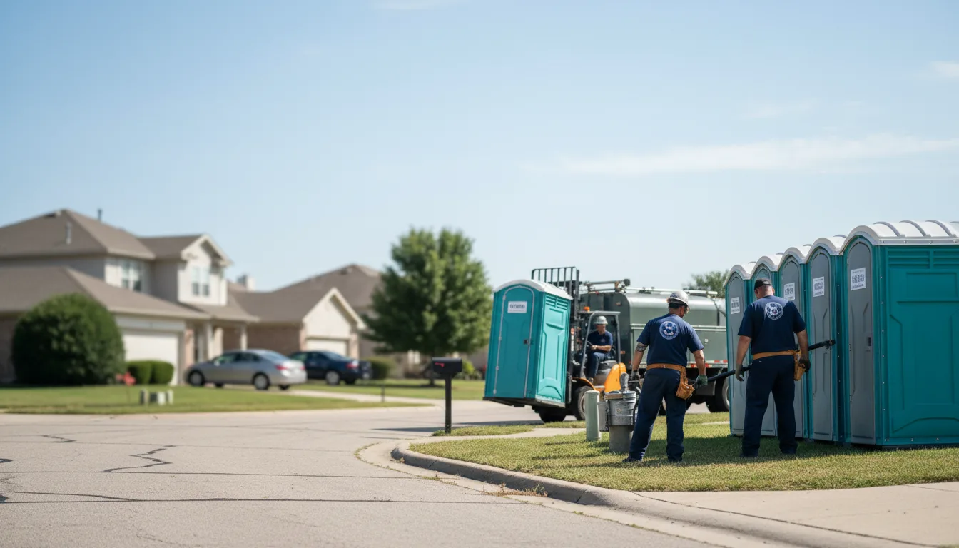 Porta Potty Rental in Blue Grass, IA near me